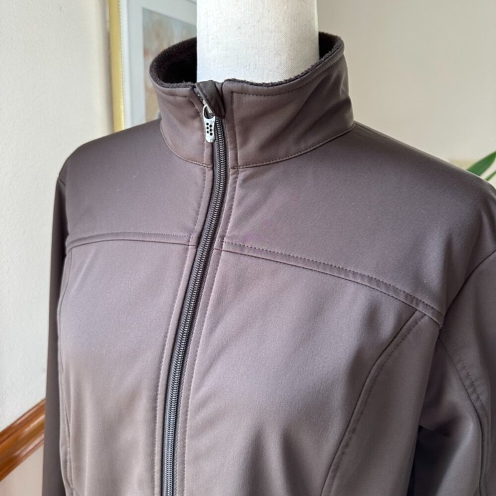 Patagonia Womens Soft Shell Jacket, XL, Brown